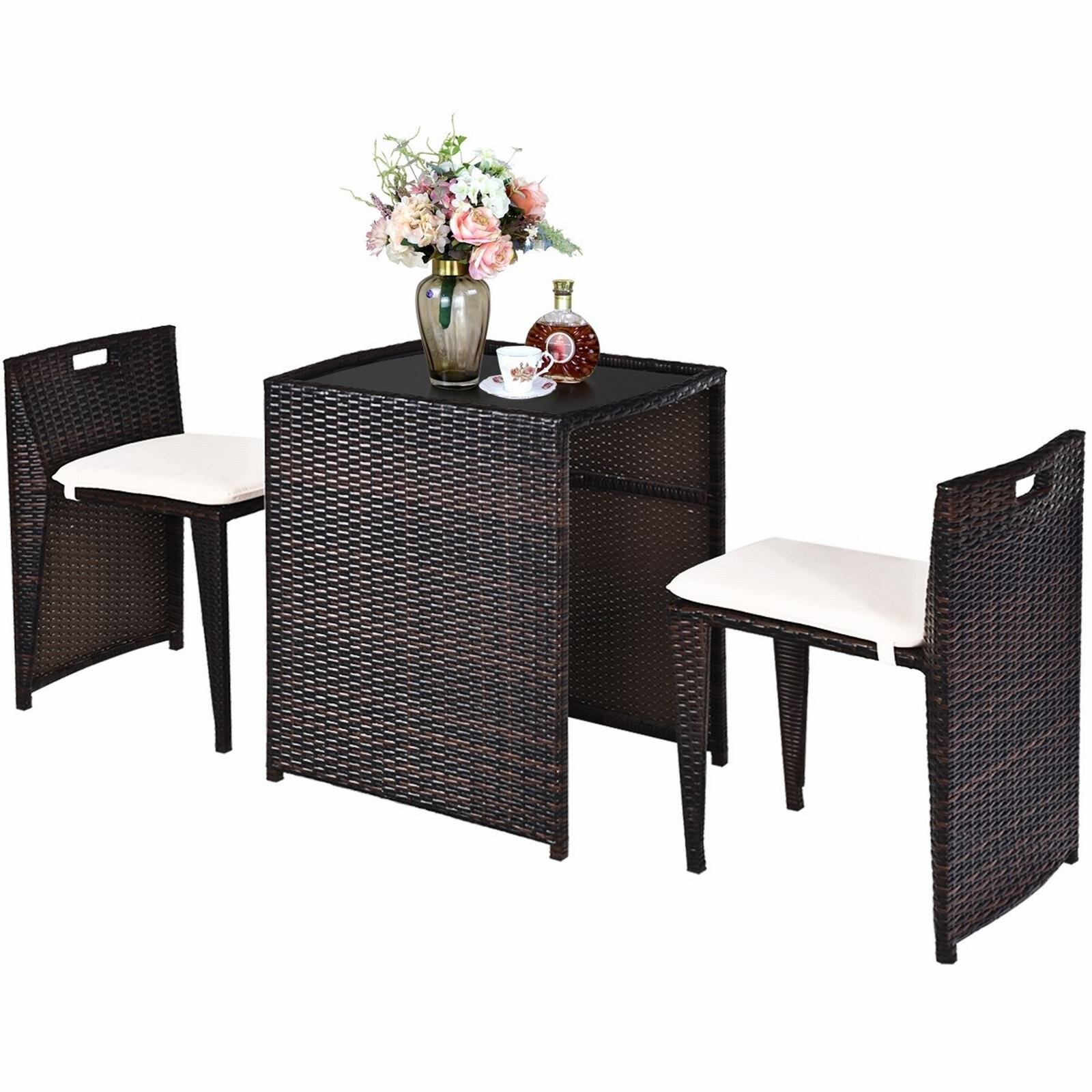 Latitude Run? Rectangular 2 - Person Outdoor Dining Set Latitude Run? Rectangular 2 - Person Outdoor Dining Set